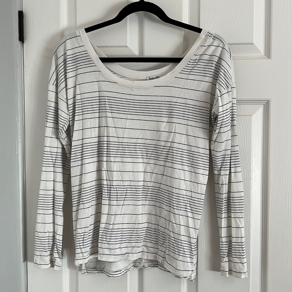 Splendid size small stripe long sleeve. Soft material. Great condition.